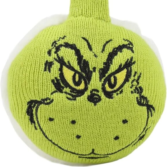 The Grinch Big Face Youth 2-Piece Green Ear Muffs & Magic Gloves Set - Picture 5 of 8